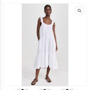 Xirena white gauze  rumer dress